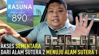 Akses "Sementara" Dari Alam Sutera 2 Menuju Alam Sutera 1 Via Jalan HR Rasuna Said