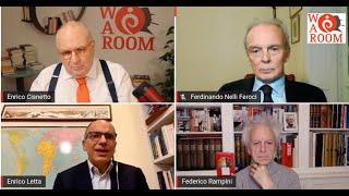 War Room di Enrico Cisnetto con Enrico Letta, Ferdinando Nelli Feroci e Federico Rampini