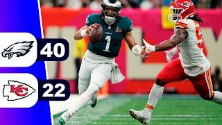 ¡EAGLES CAMPEÓN! KANSAS CITY CHIEFS 22 PHILADELPHIA EAGLES 40  NFL SUPER TAZON 59 | REY DEPORTIVO