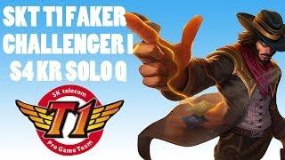 SKT T1 Faker (Twisted Fate) vs SKT T1 Impact (Lulu) Mid - Korean Challenger Solo Queue