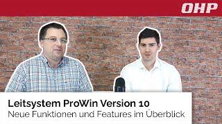 Leitsystem ProWin Version 10 | Neue Funktionen und Features im Überblick | ProWin Factory