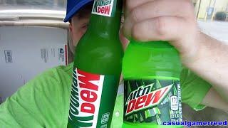 Reed Reviews Mountain Dew vs Mountain Dew With Real Sugar