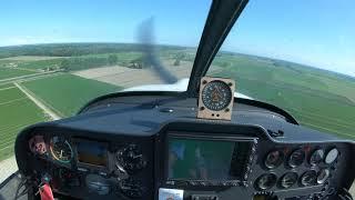 Touch and go at Valle Gaffaro airfield