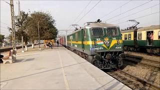 Python Train!! Longest Freight Train of Indian Railways races with an EMU