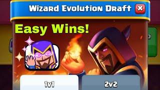 Wizard Evolution Draft Challenge in CLASH ROYALE! 