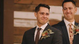 Groom Cries as Bride Comes Down the Aisle | Emotional Wedding Film