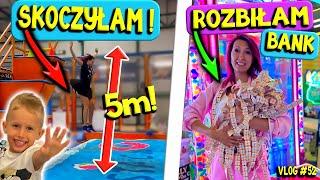 ROZBIŁAM BANK!!!  AUTOMATY CHALLENGE  *bałam się skoczyć* Park Trampolin Marivo Vlog #52