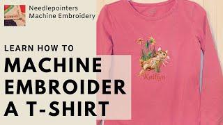 T-Shirt - How to Machine Embroider a T-Shirt