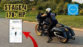 HOW FAST IS MY 170HP PERFORMANCE BAGGER? *1/4 MILE ET*