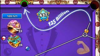 8 ball pool 22 Venice Ring  Level 437 Coins 125 Billion