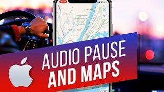 How to Pause Spoken Audio During Map Directions on iPhone