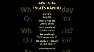 APRENDA INGLÊS RÁPIDO