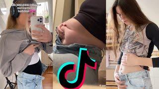 Foodbaby Bloated Unbuttoned Part 9 TikTok Compilation
