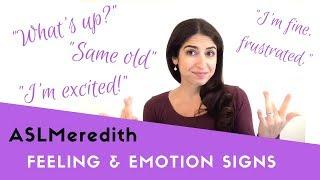 Learn ASL: 28 Signs about feelings and emotions