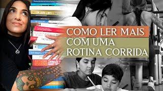 COMO CRIAR O HÁBITO DE LER LIVROS MESMO SEM TEMPO!  *Leitura e vida corrida, COMO EU CONSIGO? ⭐️