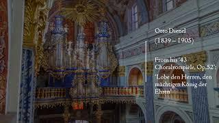 Dienel - Lobe den Herren, den mächtigen König der Ehren - Święta Lipka organ, Hauptwerk