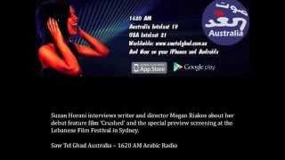 Megan Riakos Interview with Saw Tel Ghad Australia Radio Station