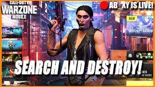 WARZONE MOBILE LIVE  SEARCH AND DESTROY!