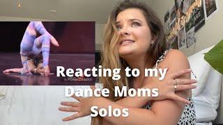 Reacting to my Dance Moms solos | Brooke Hyland