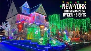 Dyker Heights Christmas Lights 2024 in Brooklyn New York City  NYC Christmas 2024 