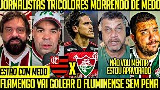 FLAMENGO x FLUMINENSE: TRICOLORES ESTÃO MORRENDO de MEDO do MENGÃO! "VAMOS LEVAR uma GOLEADA"