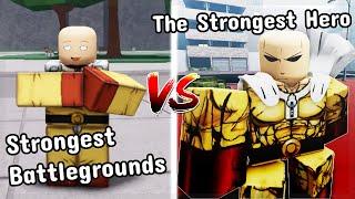 Saitama In The Strongest Battlegrounds Vs The Strongest Hero