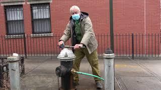 Connecting a Garden Hose to a Fire Hydrant