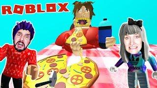 Roblox: VIELFRASS ENTKOMMEN - Nina & Kaan im Fast Food Land - ESCAPE THE GIANT FAT GUY OBBY