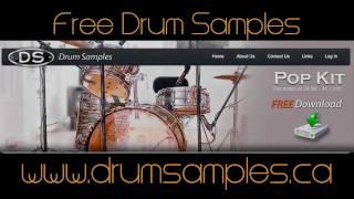 Drum Samples Download Free - Acoustic Pop & Rock Kit