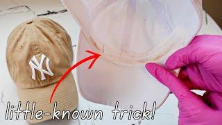 The Best Way to Clean Your Hats Like a Pro! *Miracle Trick* (Remove Stains + Sweat)