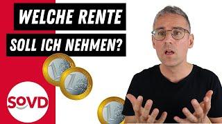 Welche Rente soll ich nehmen? Behinderung oder 45 Jahre?