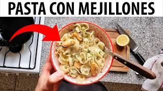 Cómo hacer pasta con mejillones - Receta paso a paso