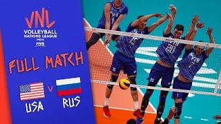 USA  Russia - Full Match | Men’s Volleyball Nations League 2019
