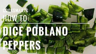 How to Dice Poblano Peppers | by @cooksmarts