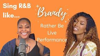 Vocal Coach Teaches How to Sing Like Brandy: R&B Riffs, Runs, Arrangement, and Tone