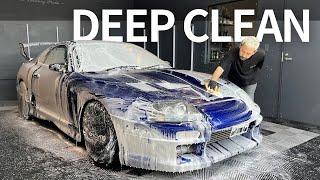 TOYOTA SUPRA  DEEP CLEAN | CAR WASH |  CAR DETAILING | SUPRA | DEEP WASH |