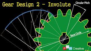 Spur Gear Design 2  - Involute of the circle