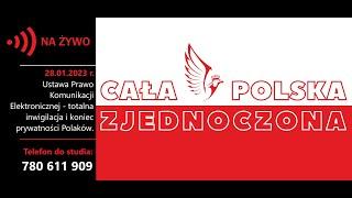 28.01.2023 r. - Ustawa Prawo Komunikacji Elektronicznej - totalna inwigilacja i koniec prywatności.