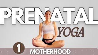 Day 1 - Motherhood | 30 Day Prenatal Yoga Journey | Pregnancy Yoga for Back Pain for All Trimesters