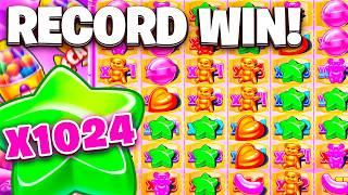 ON FIRE! RECORD WIN on SUGAR RUSH 1000 | Community Biggest Wins