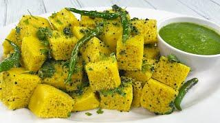 1 Cup चनादाल से बनाये 400 ग्राम से ज्यादा खमण, अब बाजार से नहीं लाओगे Surti Vatidal Khaman Recipe