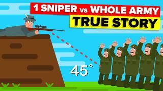 1 SNIPER vs 150 SOLDIERS | Most Hardcore American Sniper (TRUE STORY)