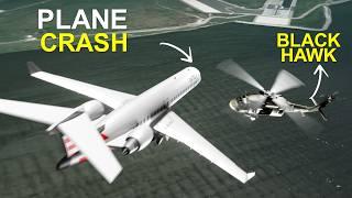 Plane Crash with Black Hawk Helicopter Explained