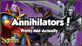 Annihilators Gameplay! | Arena Gods! | BUT Old Speed Meta Strikes Back! | Marvel Strike Force