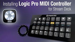 Logic Pro MIDI Controller for Stream Deck Installation