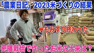 【農業日記】2023密播の出来は？お米の食味計のデータなどをまとめました 30代米作り奮闘記#298