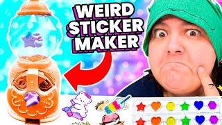 The WORST WEIRD Japanese Sticker Maker Machine