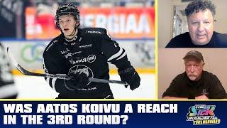 Was Aatos Koivu A Reach In The 3rd Round? | The Sick Podcast with Tony Marinaro August 5 2024