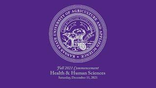 Health & Human Sciences | Commencement Fall 2021