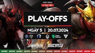 DOTA 2 - ESPORTS WORLD CUP (RIYADH MASTERS 2024) | PLAYOFFS NGÀY 5 | ENG